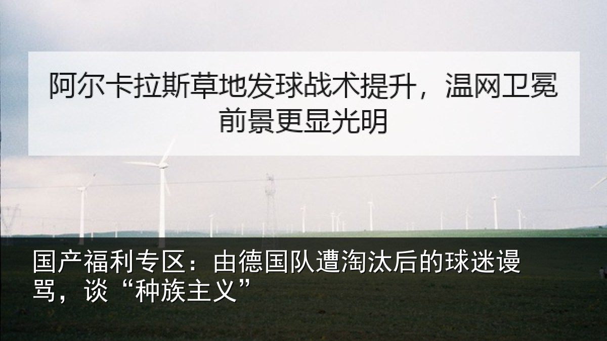 国产福利专区:由德国队遭淘汰后的球迷谩骂,谈“种族主义”